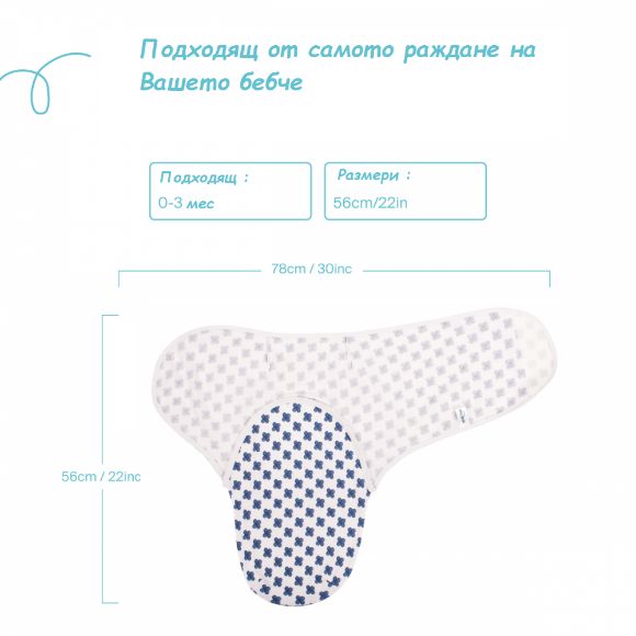 Снимка на Антистрес завивка за новородено