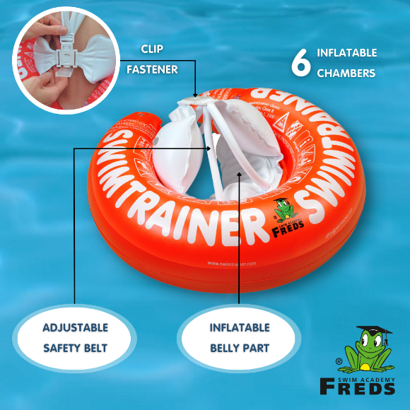Снимка на Пояс за бебета Swimtrainer classic 3м - 4г.