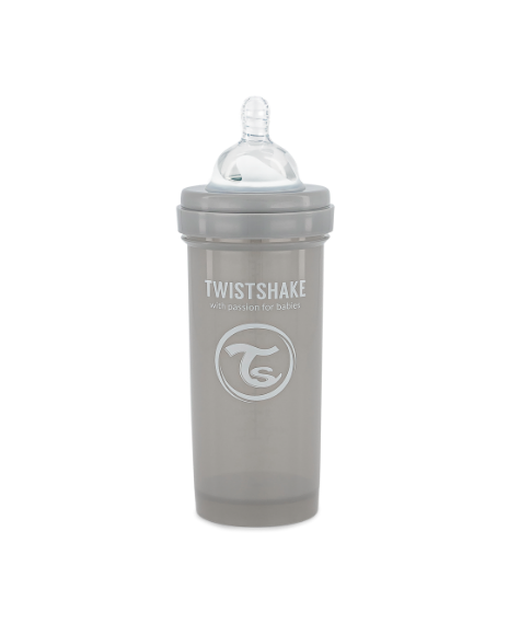 Снимка на Антиколик биберон Twistshake 260 мл White