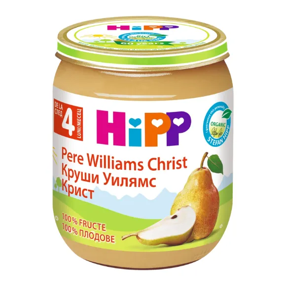 Снимка на HIPP Круши Уилямс Крист 4262, пюре, 125гр.