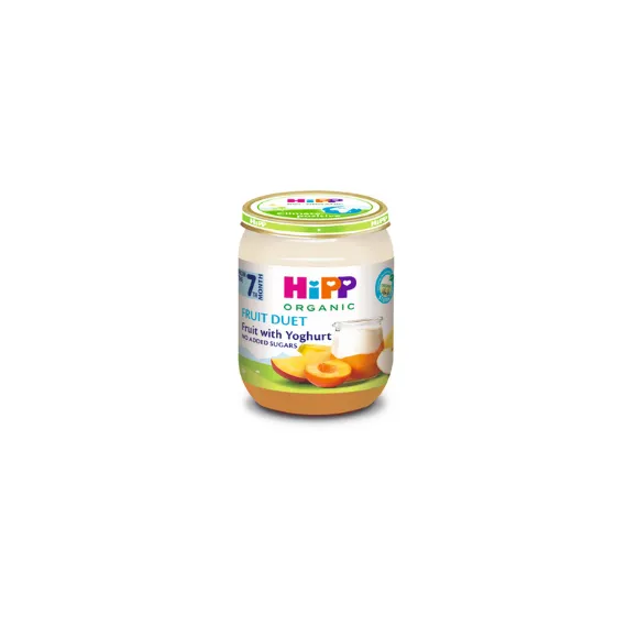 Снимка на  HIPP Дует йогурт, плодове 5475, каша, 160гр.