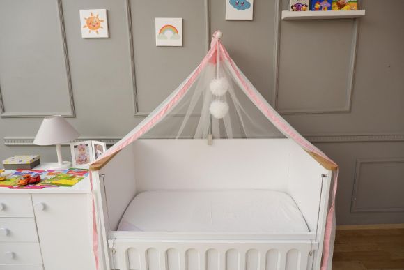 Снимка на Луксозен балдахин със стойка Babyhome