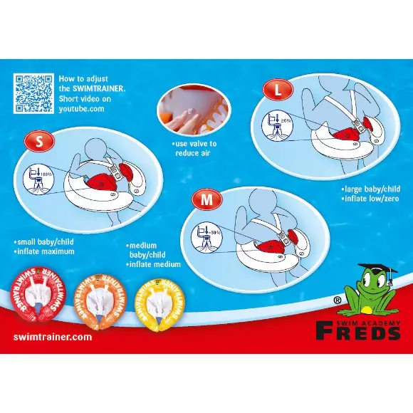 Снимка на Пояс за бебета Swimtrainer classic 3м - 4г.