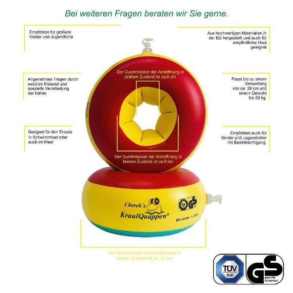 Снимка на KraulQuappen® – Плувни ръкавели KQ за напреднали