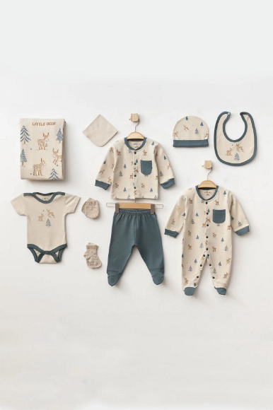 Снимка на Aziz bebe 10329-Z Комплект за изписване от 10 части