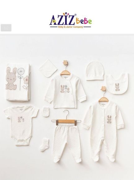 Снимка на Aziz bebe 10331-Е Комплект за изписване от 10 части
