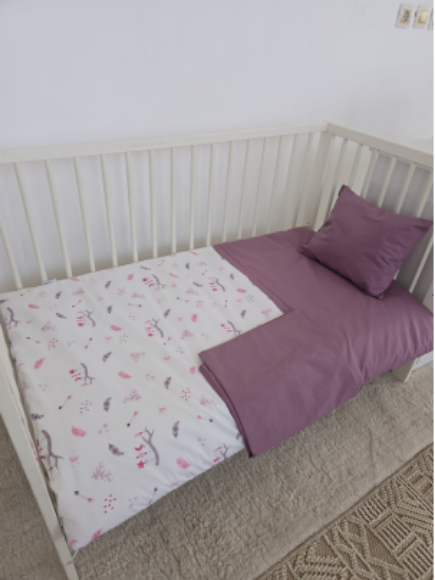 Снимка на Бебешки спален комплект от 3 части 60/120 см.