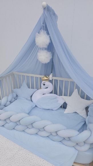 Снимка на Луксозен комплект за легло лебед