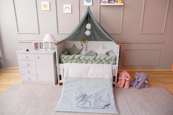 Снимка на Луксозен комплект за легло лебед