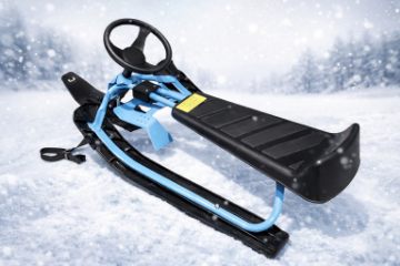 Снимка на Детска шейна с кормило Гега - синя